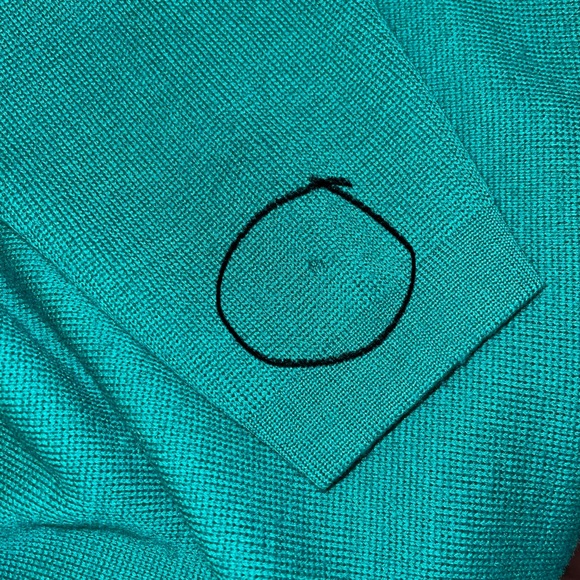 CLASSIQUES Vintage 80’s Pure Wool Pullover Green Sweater Women’s Size XL - Picture 8 of 8